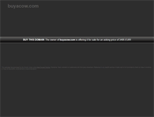 Tablet Screenshot of buyacow.com